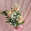 3 Pink Rose Bouquet - Thumbnail Image 2